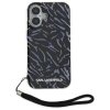 Karl Lagerfeld KLHCP16MHZBPKCCU iPhone16 Plus 6.7 fioletowy/purple Zebra With Cord